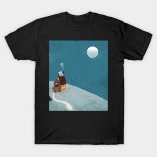 Little house under moonlight T-Shirt